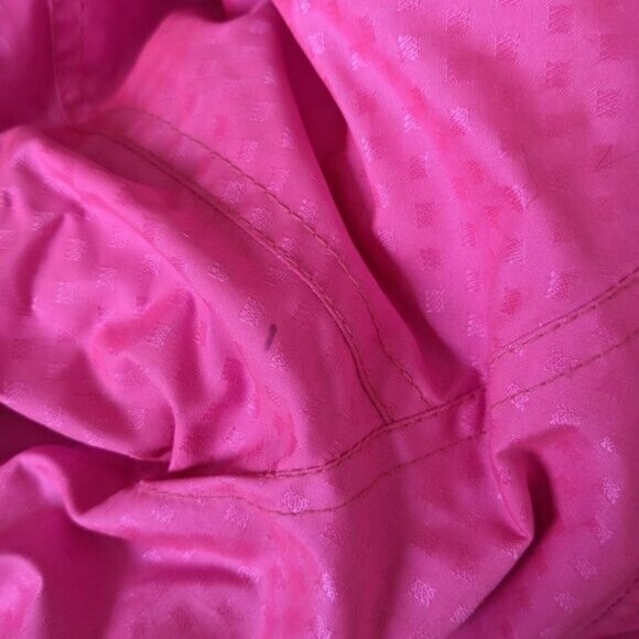 Vintage 80s Obermeyer Hot Pink Ski Jacket 10 Barbie Barbiecore Embroidered - Picture 7 of 8